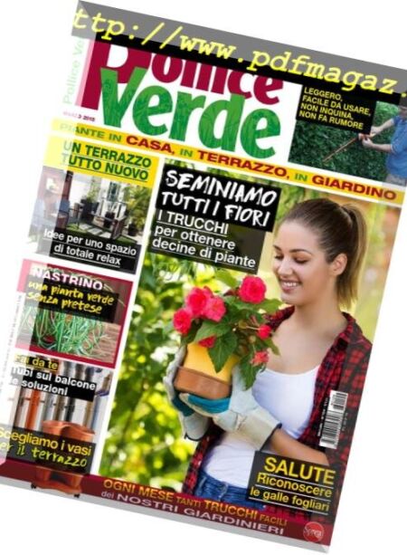 Pollice Verde – Marzo 2018 Cover