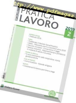 Pratica Lavoro – Febbraio 2019