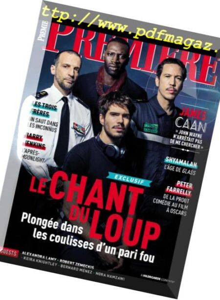 Premiere – janvier 2019 Cover