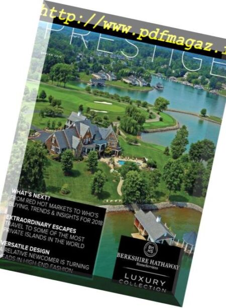 Prestige – Spring 2018 Cover