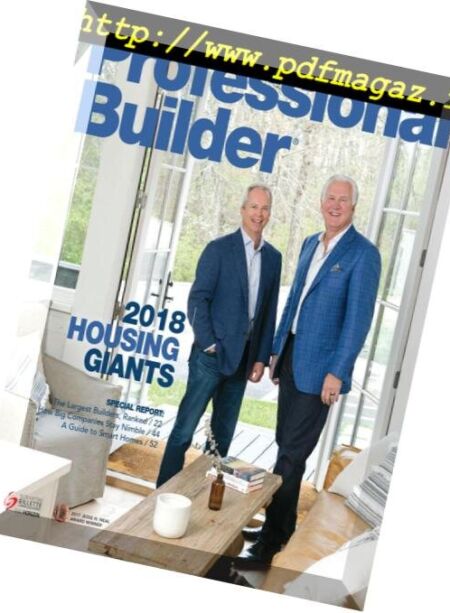 Professional Builder – May 2018 Cover