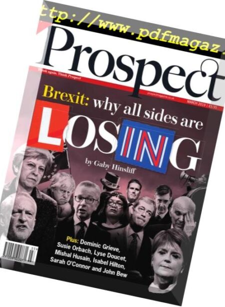 Prospect Magazine – March 2019 Cover
