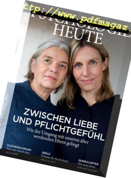 Psychologie Heute – Februar 2019 Cover