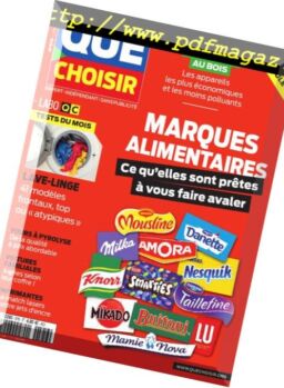 Que Choisir – Janvier 2019