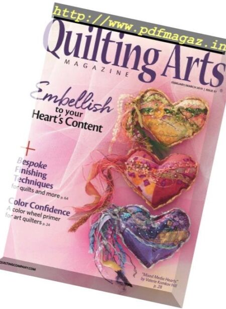 Quilting Arts – February-March 2019 Cover