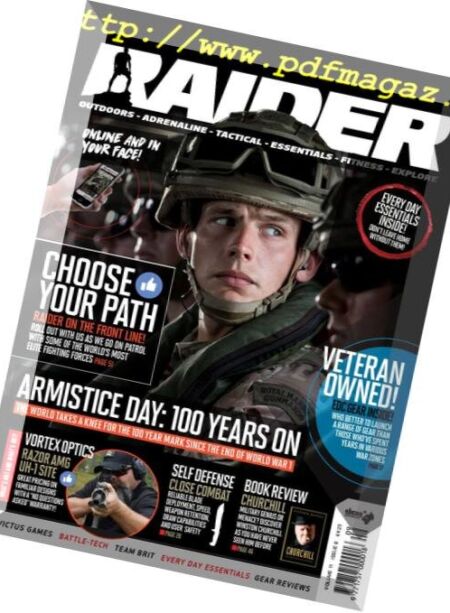 Raider – November 2018 Cover