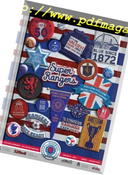 Rangers Football Club Matchday Programme – 28 December 2018 Cover