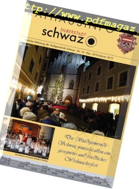 Rathausinfo – Dezember 2018 Cover