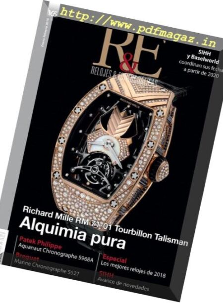 R&E-Relojes&Estilograficas – enero 2019 Cover