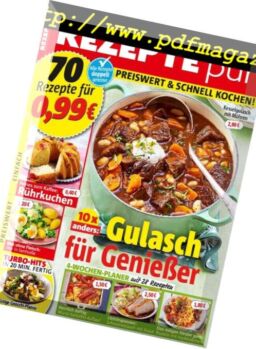 Rezepte Pur – Januar 2019