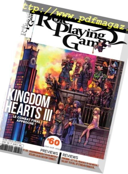Role Playing Game – decembre 2018 Cover
