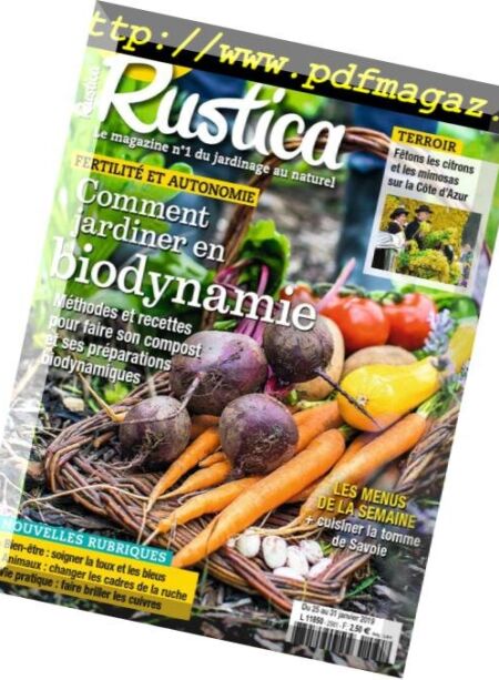 Rustica – 25 janvier 2019 Cover