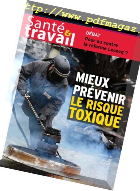 Sante & Travail – janvier 2019 Cover
