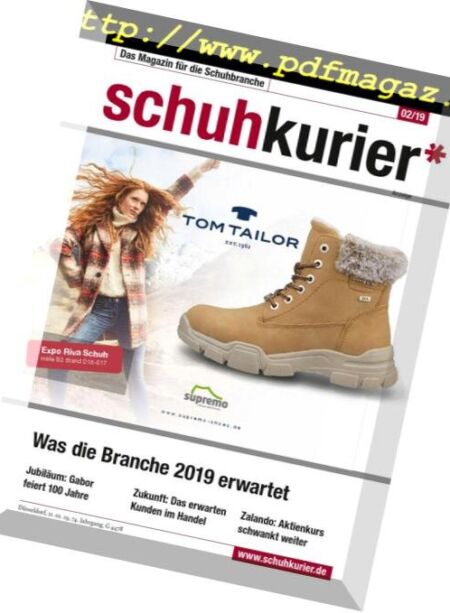 schuhkurier – 08 Januar 2019 Cover