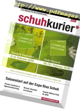 schuhkurier – 16 Januar 2019
