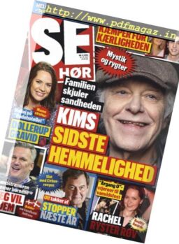 SE og HoR – 16 januar 2019