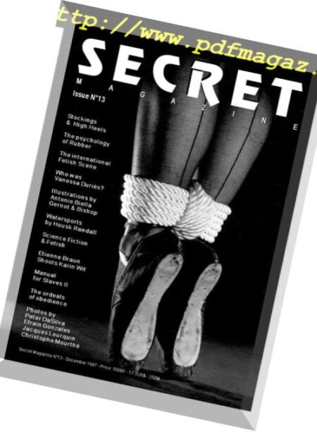 SECRET Magazine – Issue 13 Cover
