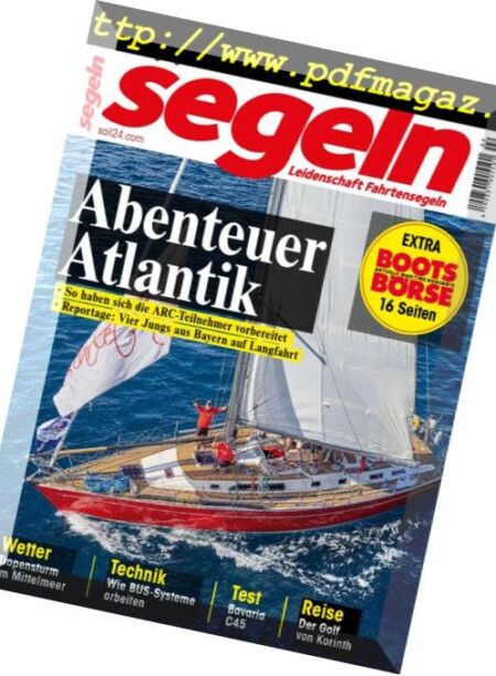 Segeln – Februar 2019 Cover