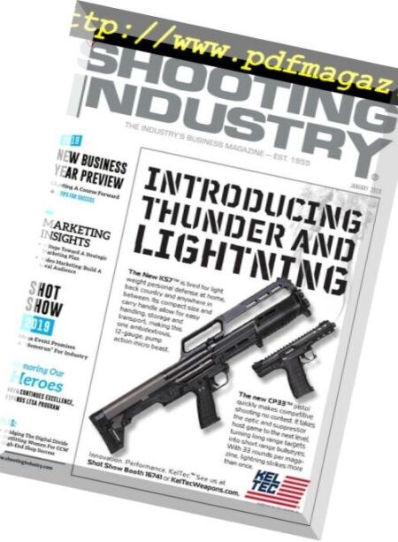 Shooting Industry Magazine – January 2019 Cover