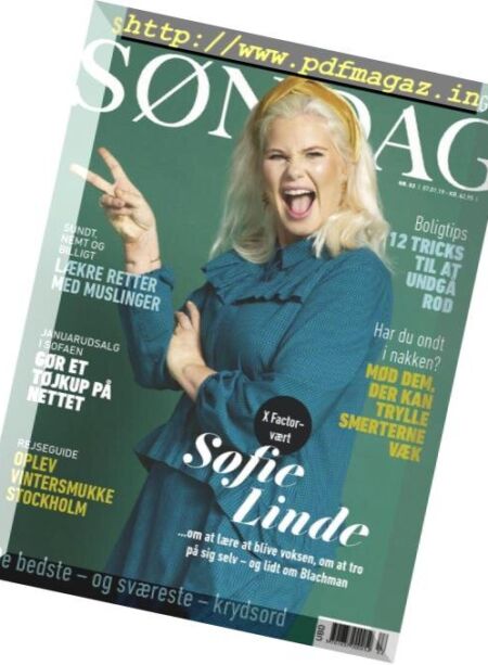 Sondag – 07 januar 2019 Cover