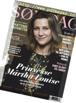 Sondag – 21 januar 2019