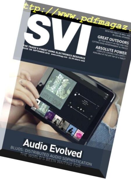 Sound Vision Install – September 2018 Cover