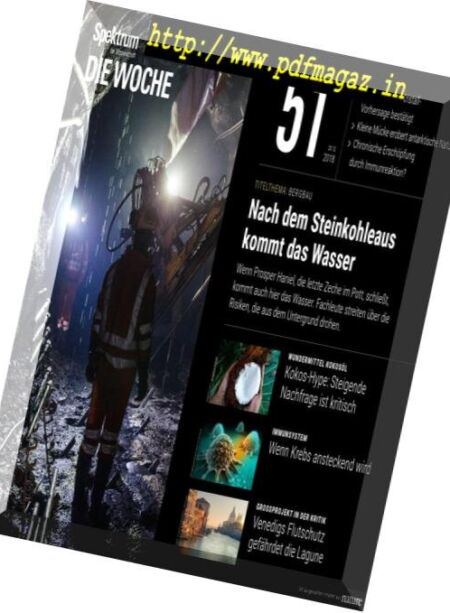 Spektrum Die Woche – 21 Dezember 2018 Cover