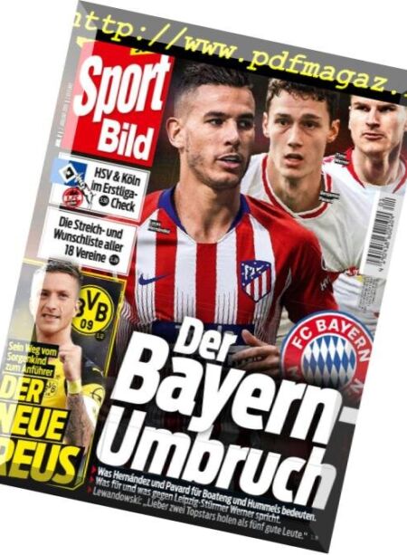 Sport Bild – 03 Januar 2019 Cover