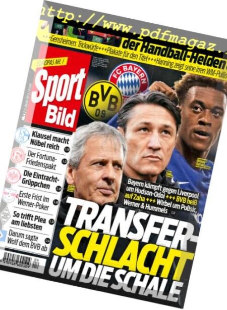 Sport Bild – 23 Januar 2019 Cover
