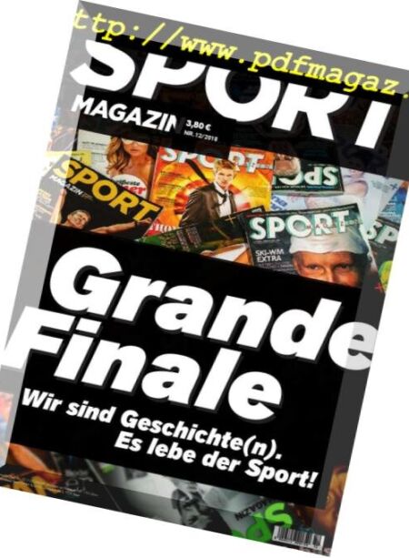 Sportmagazin – Dezember 2018 Cover
