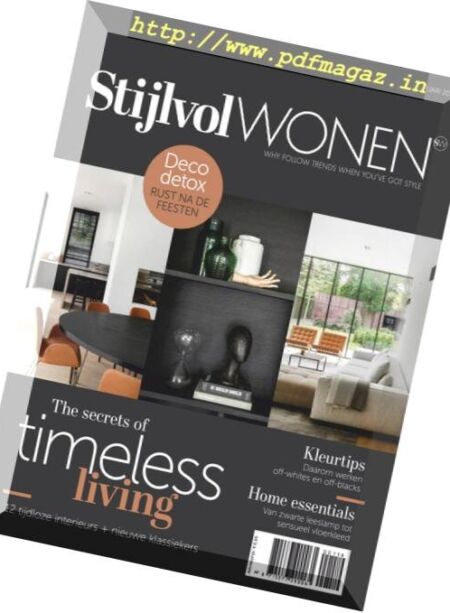 Stijlvol Wonen – januari 2019 Cover