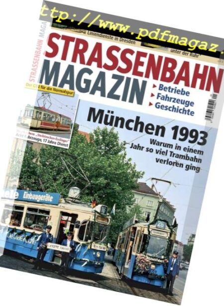 Strassenbahn Magazin – Januar 2019 Cover