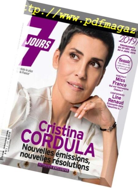 Tele 7 Jours – 29 decembre 2018 Cover