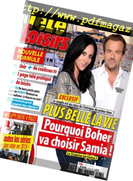 Tele Loisirs – 7 Janvier 2019 Cover
