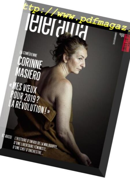Telerama Magazine – 05 janvier 2019 Cover