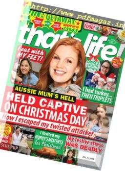 that’s life! – December 13, 2018