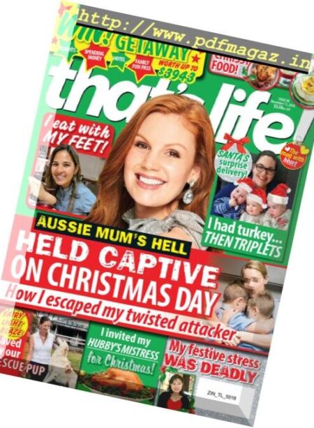 that’s life! – December 13, 2018 Cover