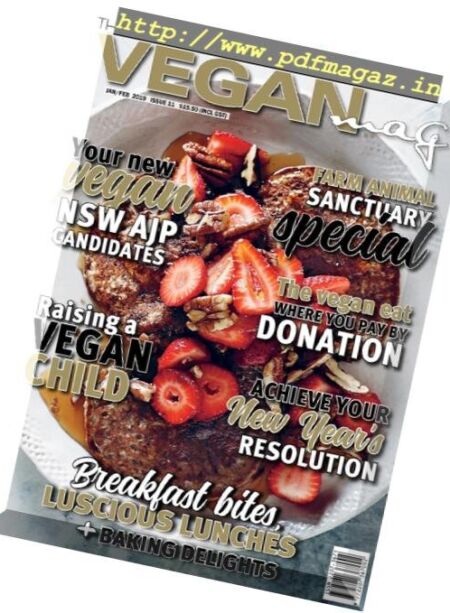 The Australian Vegan Magazine – January-February 2019 Cover