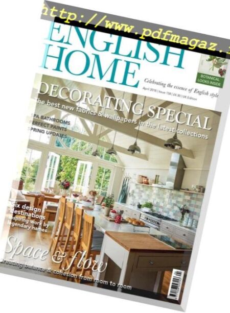 The English Home – April 2018 Cover
