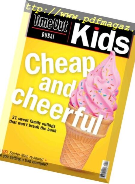 TimeOut Dubai Kids – January 2019 Cover