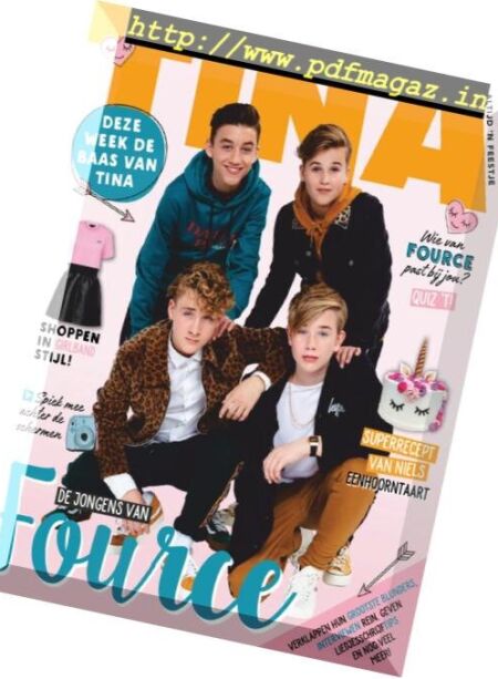 Tina Netherlands – 03 januari 2019 Cover