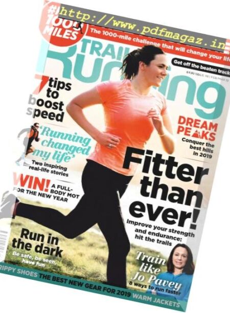 Trail Running – February-March 2019 Cover