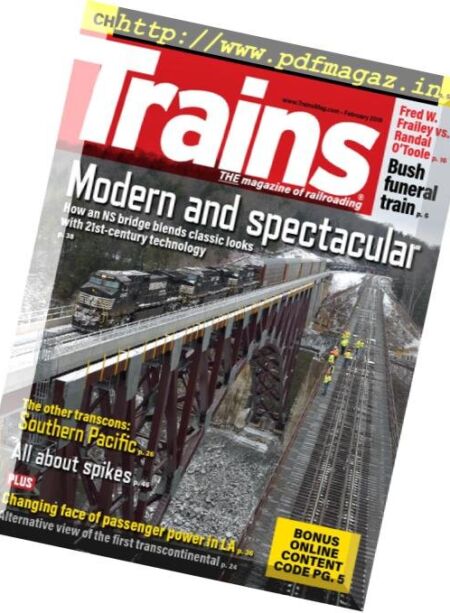 Trains – February 2019 Cover