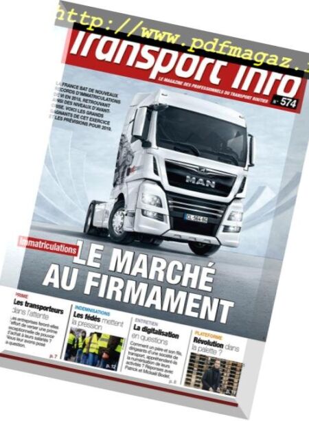 Transport Info – 11 janvier 2019 Cover
