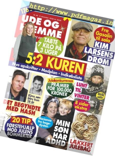 Ude og Hjemme – 01 december 2018 Cover
