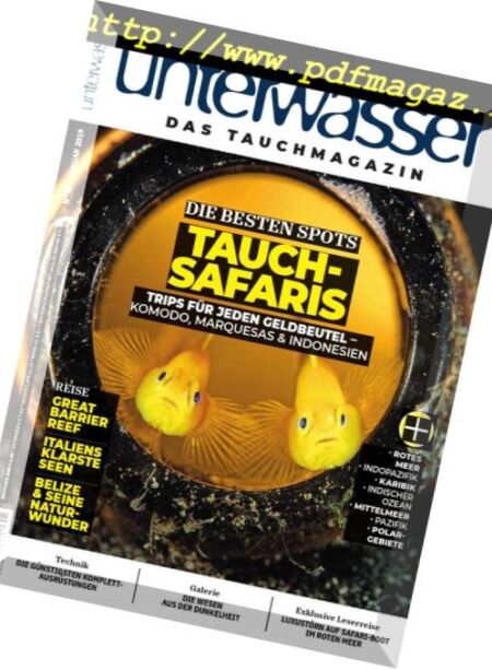 Unterwasser – Januar 2019 Cover