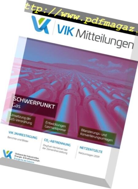 VIK-Mitteilung – Dezember 2018 Cover