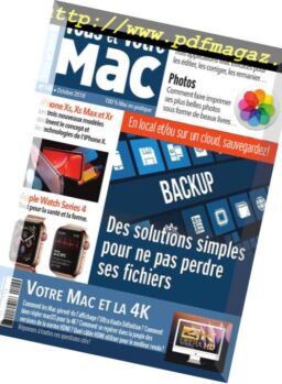 Vous et Votre Mac – Octobre 2018