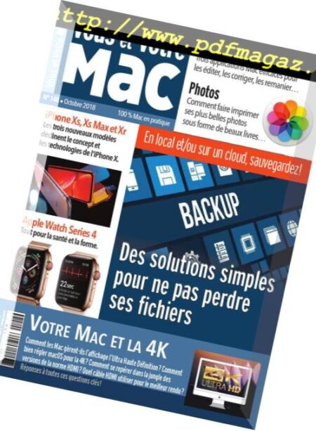 Vous et Votre Mac – Octobre 2018 Cover