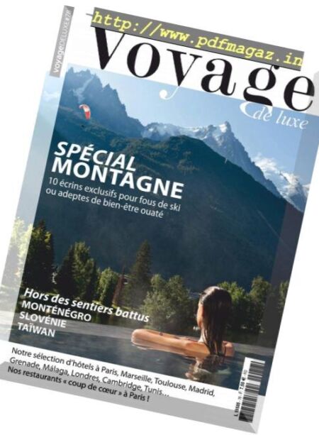 Voyage de Luxe – decembre 2018 Cover